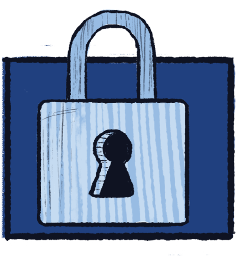 Illustration of a padlock